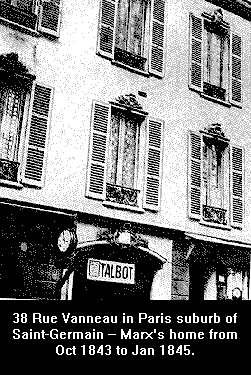Marx's home in Paris