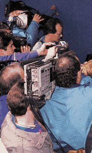 Media scrum