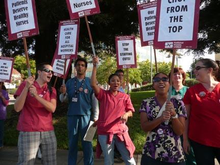 California nurses strike