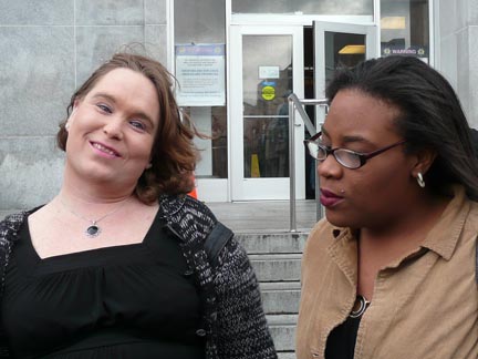 Shelly Resnick with her partner