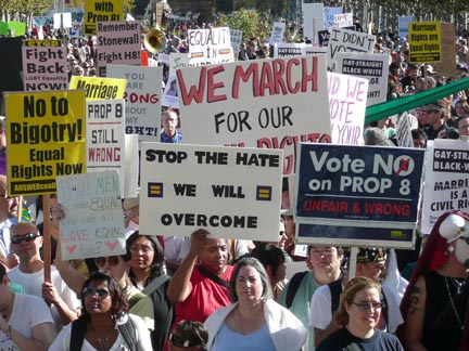 San Francisco anti-Prop 8 rally