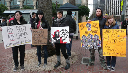SF pro-choice rally