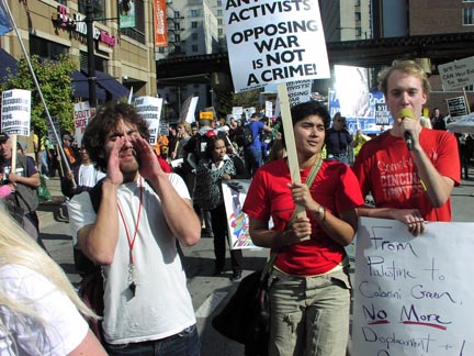 Chicago anti-war march