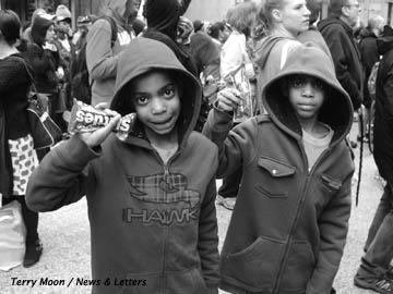 Young Demontrators for Trayvon Martin