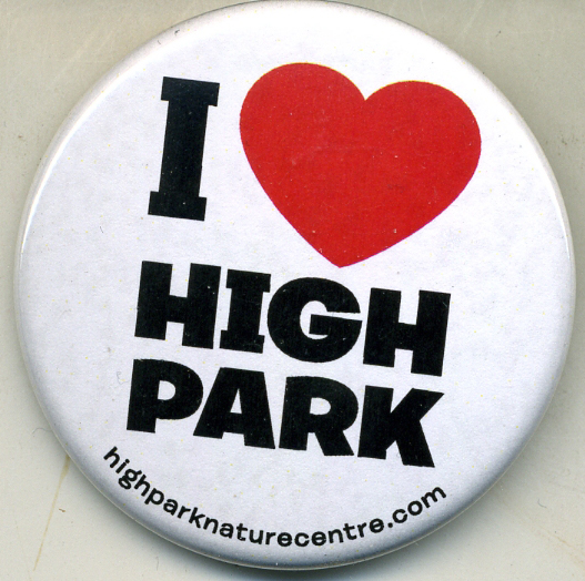 I Love High Park button