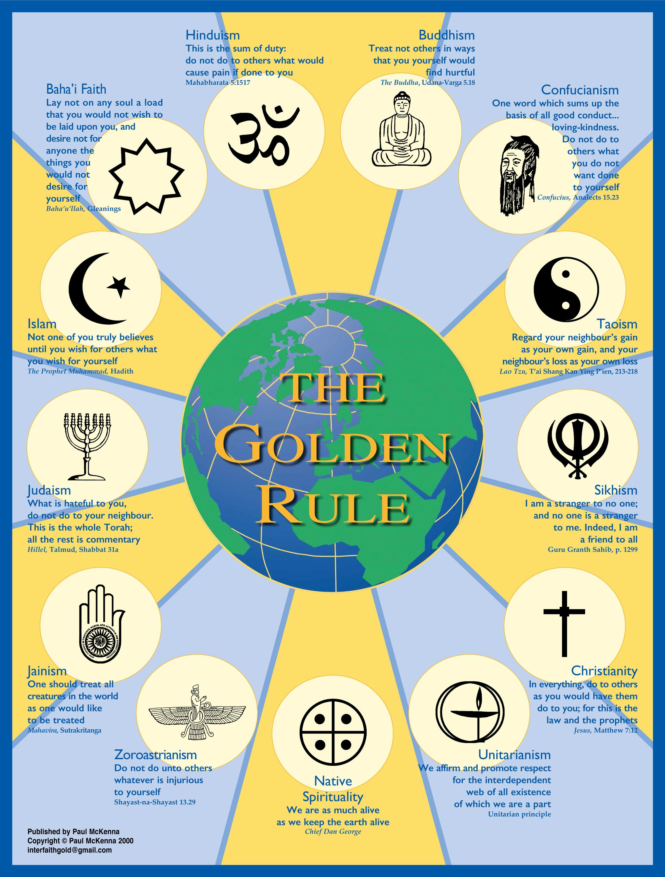 Golden Rule poster by Paul McKenna.