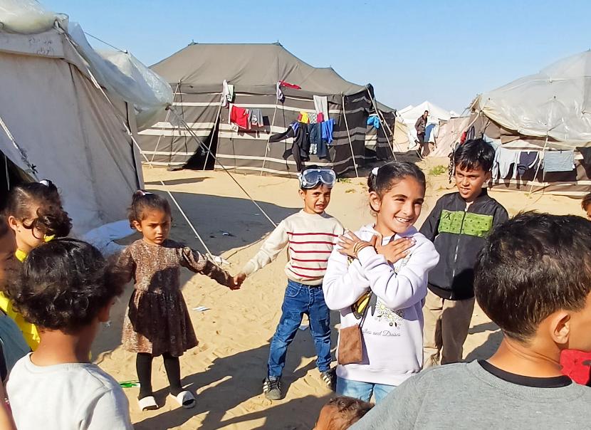 Enfants, Gaza.