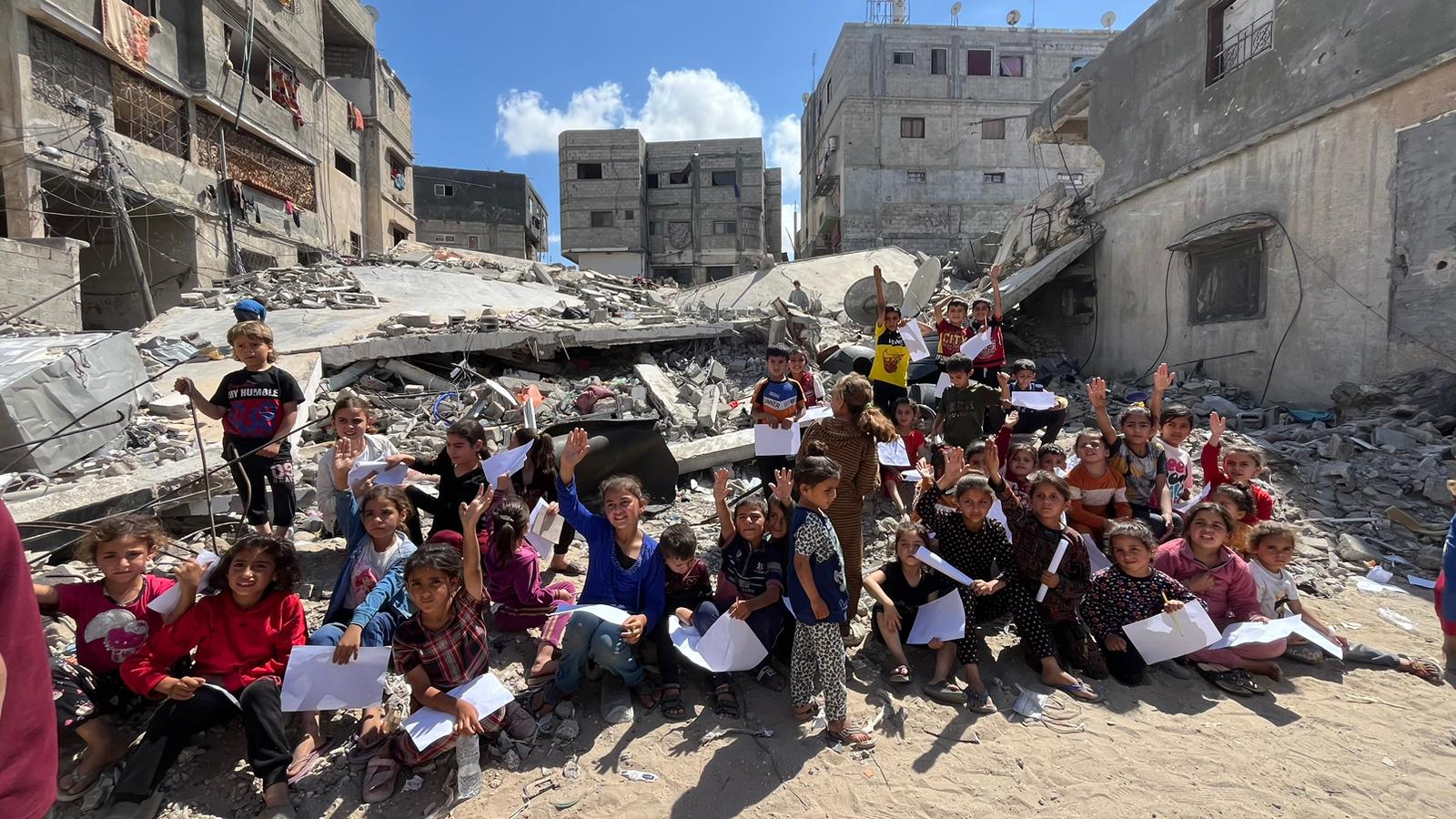 Enfants Gaza.