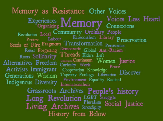 Memory Resistance Grassroots Archives People’s History