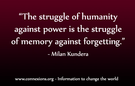 The struggle of memory against forgetting