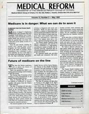 Medical Reform Newsletter May 1992