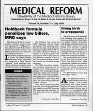 Medical Reform Newsletter July 1994