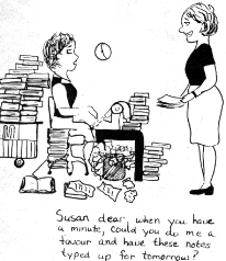 Office cartoon by Elaine Farragher