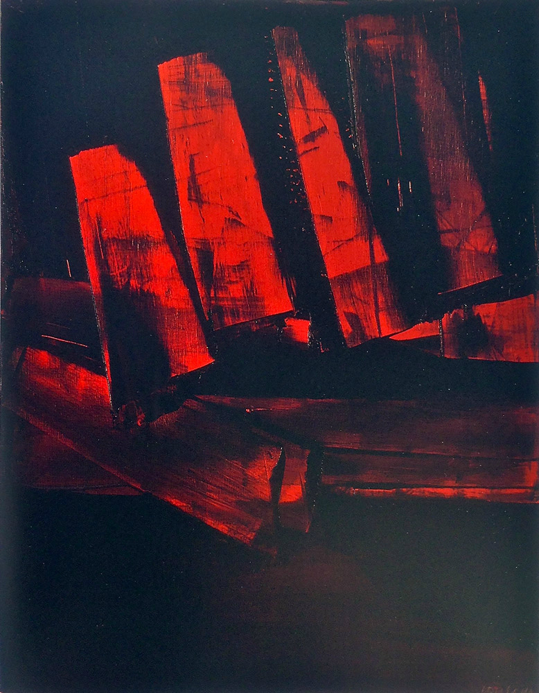Painting by Pierre Soulages