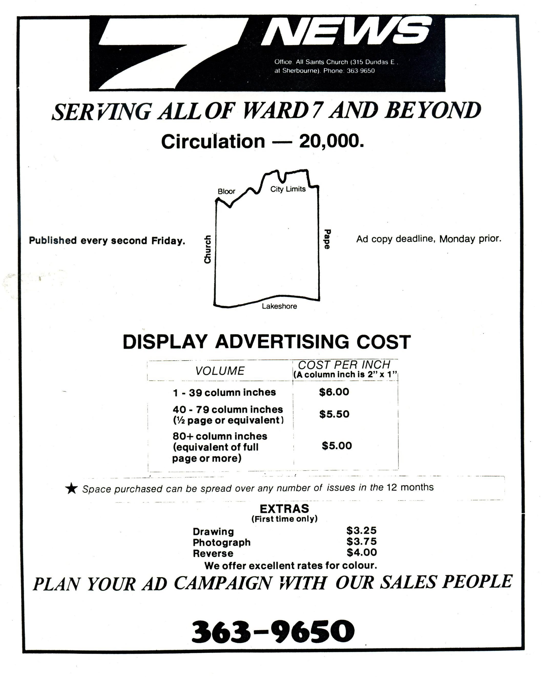 7 News display ad rate sheet