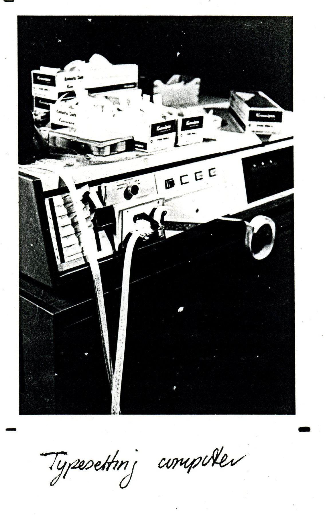 Typesetting computer