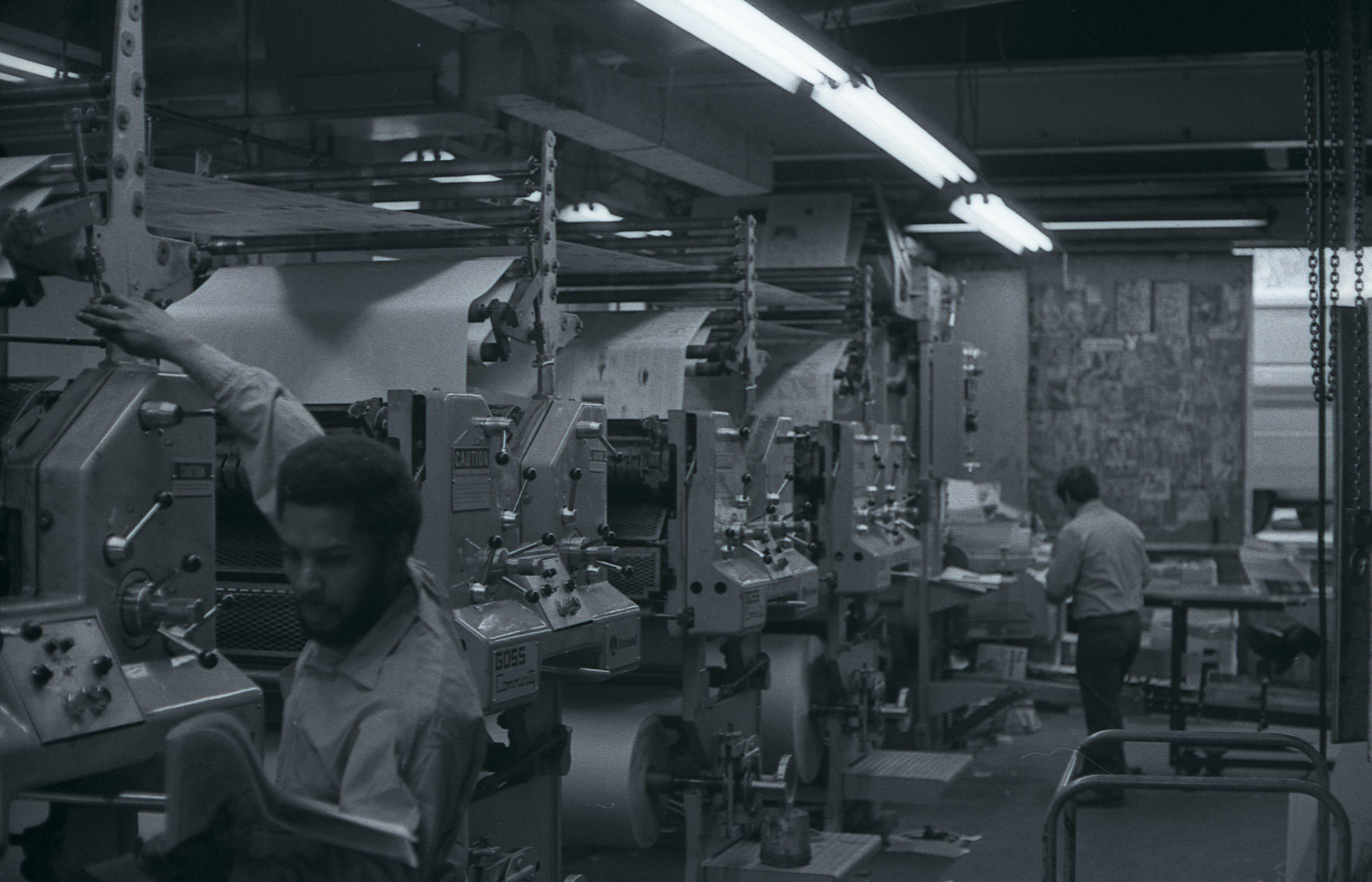 Printing Press at Weller Publishing, Bloor Street
